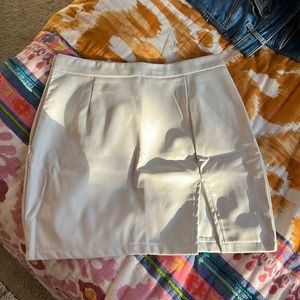 Shein Fake Leather Skirt